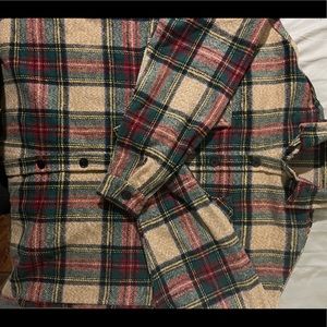 Wool button down shirt